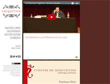Tablet Screenshot of chiquitico.org